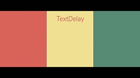 AE插件：TextDelay v1.5.2 快速制作文字延迟动画效果AE插件