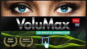 AE模版-风景人像图片转3D透视空间摄像机动画 VoluMax – 3D Photo Animator V5.3