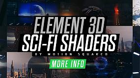 E3D超强材质包 VFXER Element 3D Materials Bundle 金属材质+运动设计