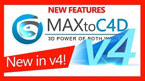 C4D模型互导插件  MAXtoC4D v4.01