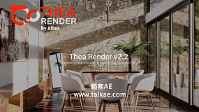 TheaRender For Cinema 4D v2.2.483.1060 GPU实时物理渲染器C4D插件