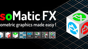 Isomatic FX 2D平面图形转三维空间透视效果-AE脚本
