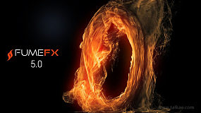 C4D火焰水墨流体动力学模拟插件 SitniSati FumeFX 5.0.2 Win破解版