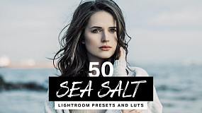 LR预设-专业旅拍电影人像 50 Sea Salt Lightroom Presets and LUTs + 素材