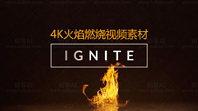 554组地面火焰燃烧视频特效素材-IGNITE FIRE-4K视频素材