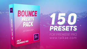 Pr弹跳文字预设 Bounce Presets Pack