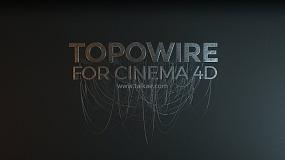 C4D插件-Topowire v1.3 R15~2023 线条电线绳缆创建插件