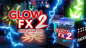 CinePacks Glow FX 2 手绘MG线条发光动画特效合成素材