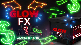 CinePacks Glow FX 1 霓虹手绘线条动画素材