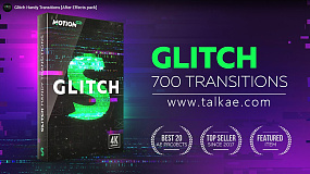 Motion Bro 故障转场素材包 Glitch Transtions