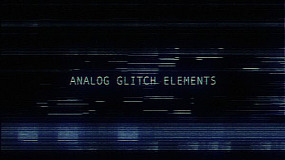 70种故障紊乱模拟信号失真元素 Motion Science – Analog Glitch Elements (4K)