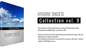 HDR高品质高动态范围环境贴图 HDRI-SKIES – VHDRI Skies pack 9