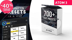 AE扩展-700种文字标题动画预设 Text Presets for Atom