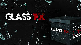 CinePacks Glass FX 玻璃破碎特效合成4K视频素材 + 教程