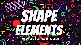 AE模板-Shape Elements 设计师必备动态可编辑运动图形元素