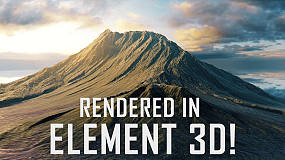 E3D高山山脉地形OBJ模型带E3D材质贴图 Terrascape Landscapes for Element 3D