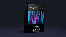 4K魔法粒子烟雾能量特效带通道视频特效合成素材 4K MAGIC ELEMENTS BUNDLE