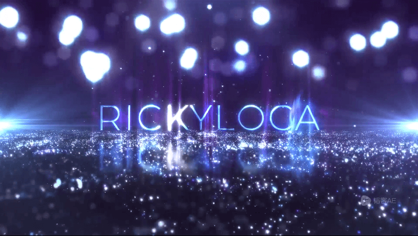 AE模板-Glitter Fashion Titles 闪烁粒子时尚文字标题宣传片头