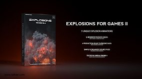 AE模板-Explosions 电影游戏烟雾爆炸特效视频合成V2