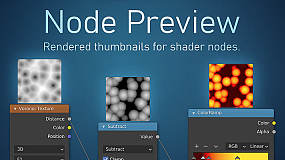 Blender插件-Node Preview v1.9 节点预览缩略图可视化工具