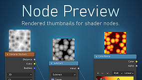 Blender插件-Node Preview v1.15 节点预览缩略图可视化工具