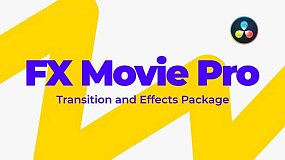 达芬奇预设-FX Movie Pro 达芬奇转场LUTS调色预设特效音效素材