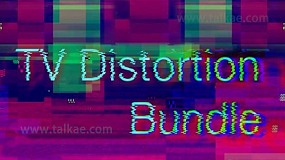 AE插件-TV Distortion Bundle V2.7.0 画面故障RGB色彩分离损坏特效