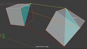 Blender插件-3 Points Align V1.1.0 三点对齐工具 