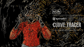 AE/PR插件-Curve Tracer v1.0.2 Win 抽象线条轮廓描边视觉特效插件