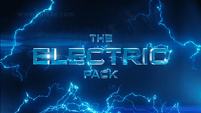 特效素材-ELECTRIC PACK 新增辉光版本262个高质量电弧闪电能量魔法科幻超能力特效合成素材 