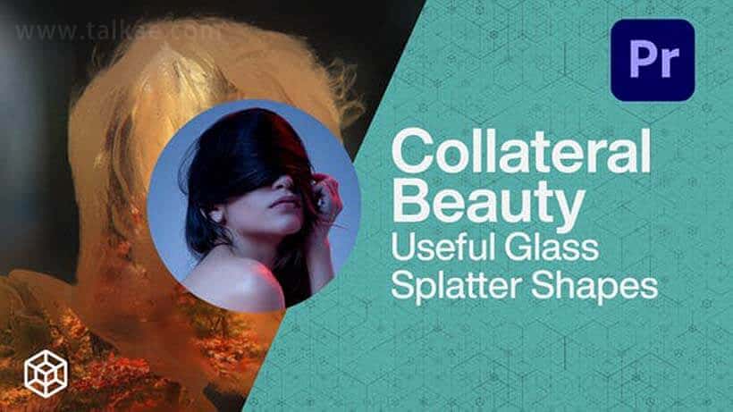 PR模板-Useful Glass Splatter Shapes 多重曝光玻璃风格展示片头 