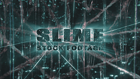 4K视频素材-78个科幻恐怖史莱姆粘液分泌物唾液特效合成动画素材 Slime Stock Assets