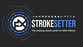 AE脚本-形状图层描边属性控制工具 FX StrokeSetter v1.0