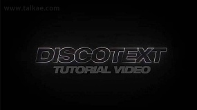 AE插件-Discotext v1.2.4 Win 实时文本图层修剪路径描边动画插件