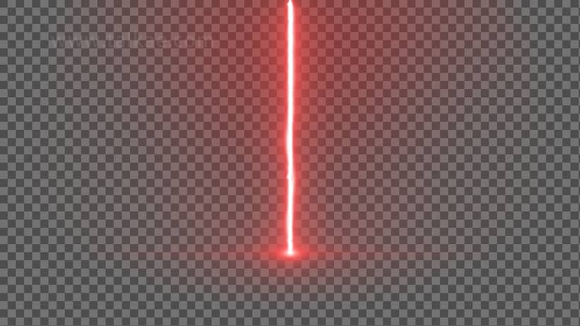红色激光剑激光束特效合成素材1
