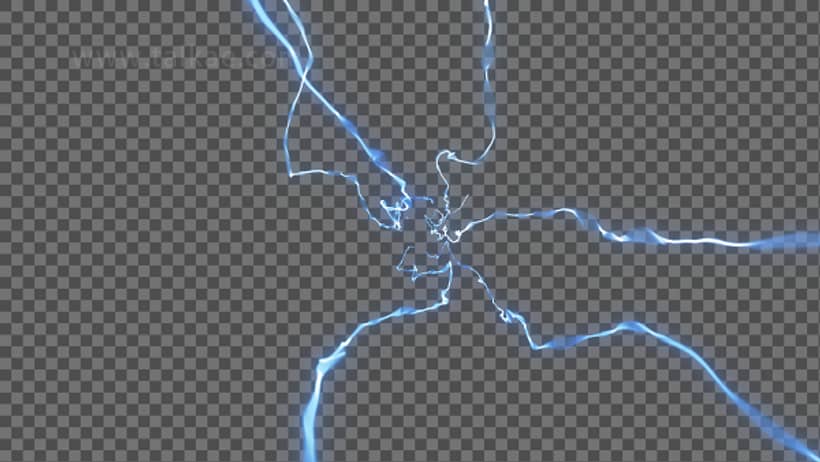 闪电电流电击雷电特效2