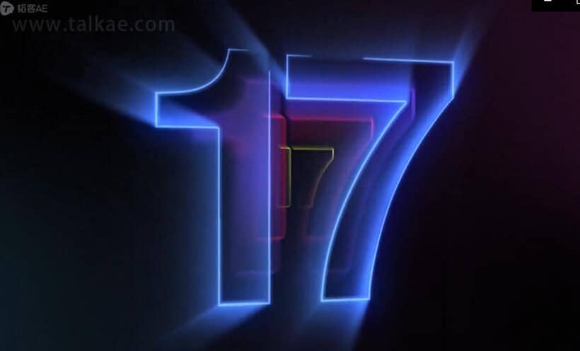 AE模板-Minimal Light Logo Reveal 光线描边文本Logo演绎