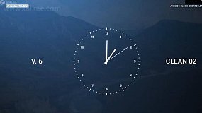 AE模板-Analog Clock Creator 时钟表盘走时倒计时钟表计时器动画