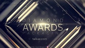 AE模板-Diamond awards 玻璃质感企业年会活动颁奖典礼栏目包装片头