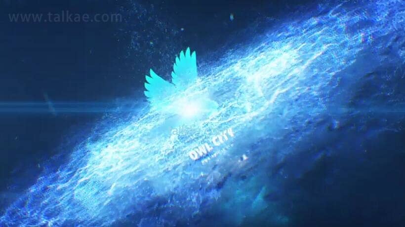 AE模板-Particle hit logo 震撼炫酷粒子风暴击中爆炸logo演绎