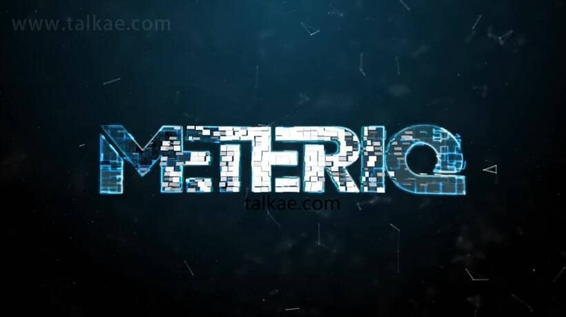 AE模板-Metaverse Logo 宇宙未来科技发光标志Logo演绎