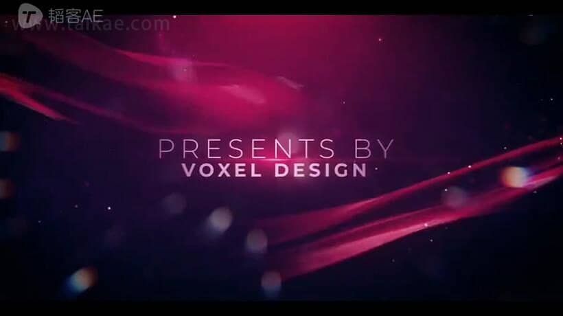 AE模板-Wedding Ceremony Titles 唯美粒子绸带标题文字图文展示片头