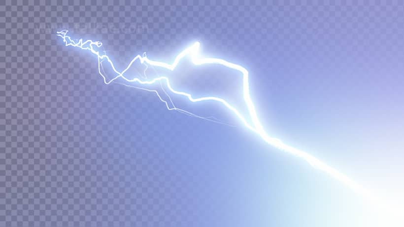 闪电电流电击雷电特效6