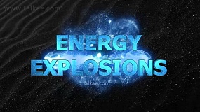 AE模板-Energy Explosions Pack 发光能量爆炸冲击视觉特效合成视频素材