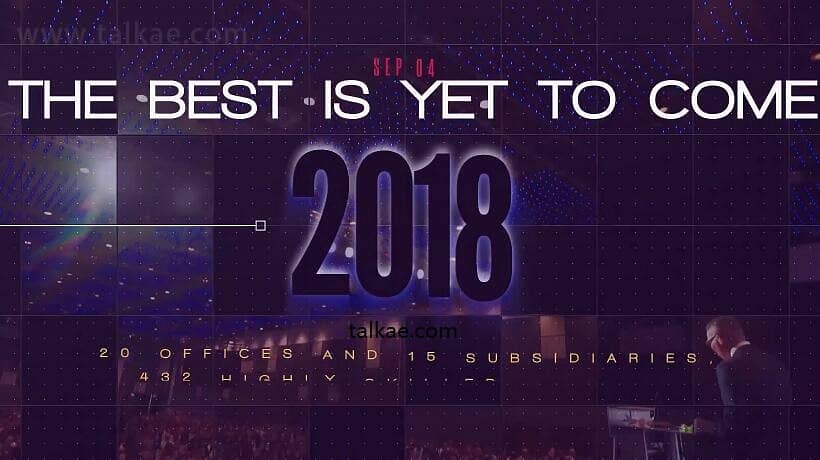 AE模板-Company Timeline 企业公司时间轴发展历程大事记宣传片