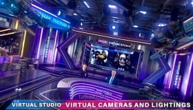 AE模板-Ultimate Virtual Studio 三维新闻演播室虚拟场景动画