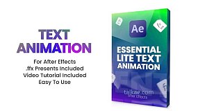 AE模板-Text Animation Presets 20款现代动力学文本标题动画预设