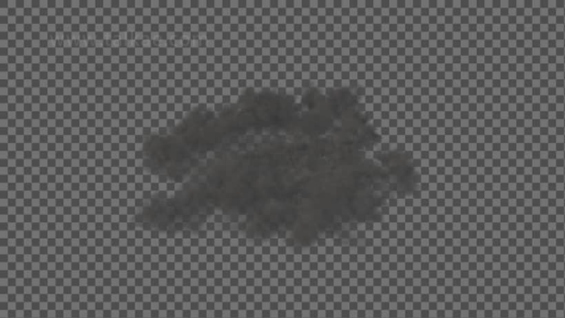 爆炸爆破黑色烟雾17