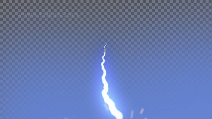 闪电电流电击雷电特效17