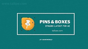 AE脚本-Pins & Boxes v.1.1.003 自适应动态方框动画